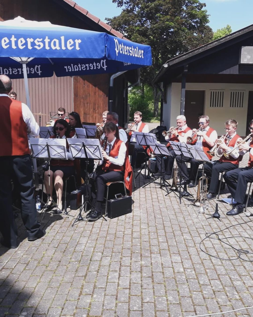 Auftritt beim Schnitzelfest in Elgersweier
